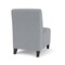 Lesro Siena Lounge Reception Armless Guest Chair, Black, RS Fog Upholstery SN1102 - alternate 2